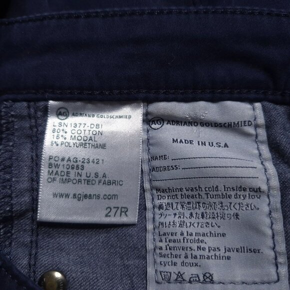 Adriano Goldschmied Womens The Stevie Ankle Slim Straight Ankle Jeans 27R - Picture 8 of 8